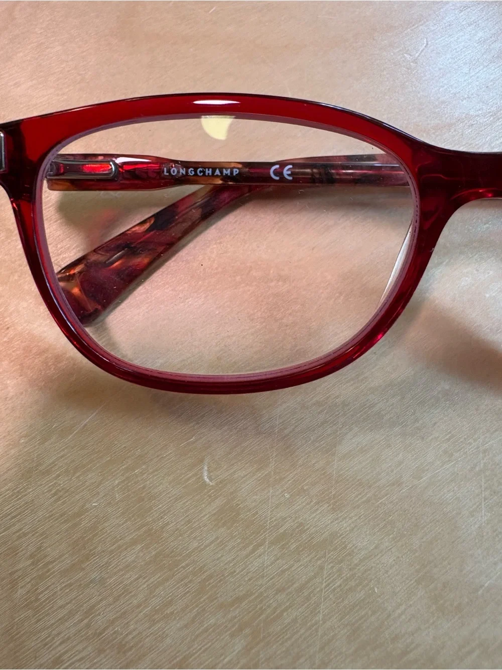 Longchamp Glasses Frames Only Red LO2616 53 16 135 W/case